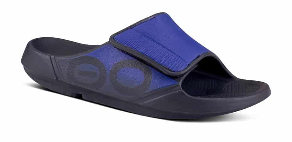 oofos black glitter