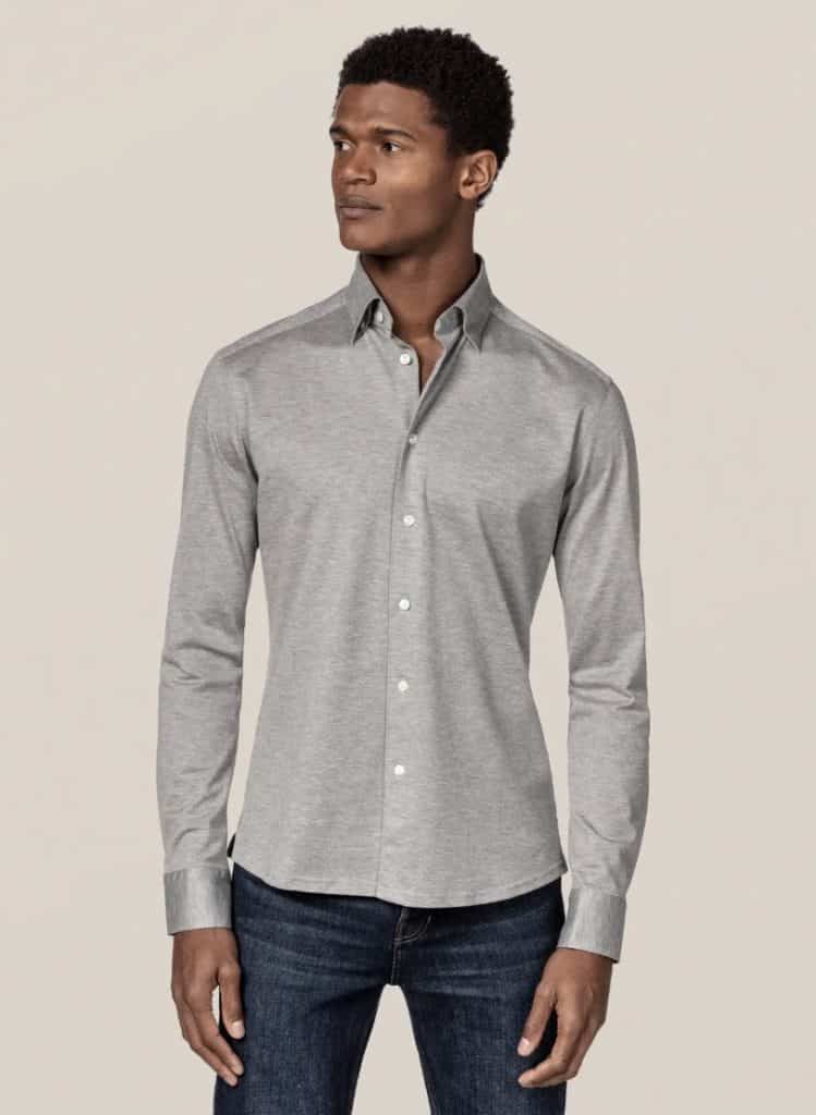 Light Grey Piqué Shirt Eton Shirts review