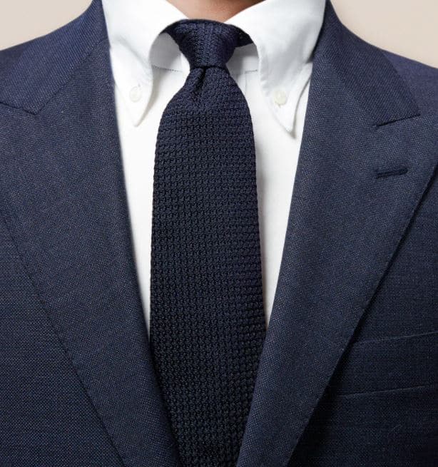 Navy Grenadine Tie Eton Shirts review