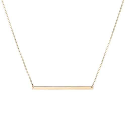 Aurate Gold Bar Necklace Review
