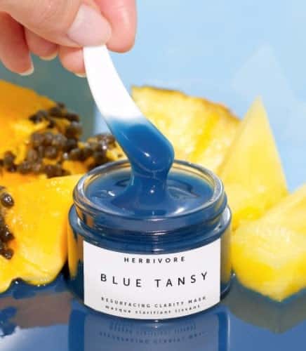 Herbivore Botanicals Blue Tansy Mask Review Herbivore Botanicals Cosmetics Review