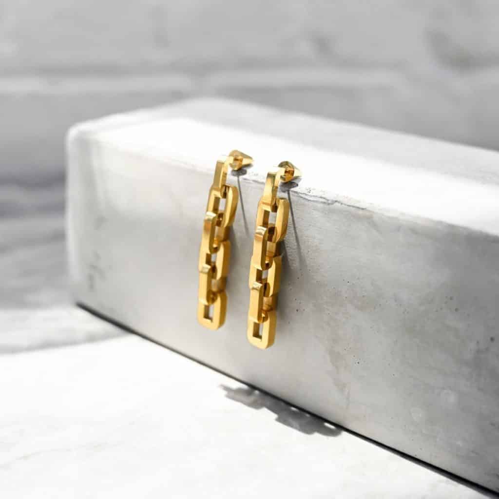 Eddie Borgo Supra Link Earrings