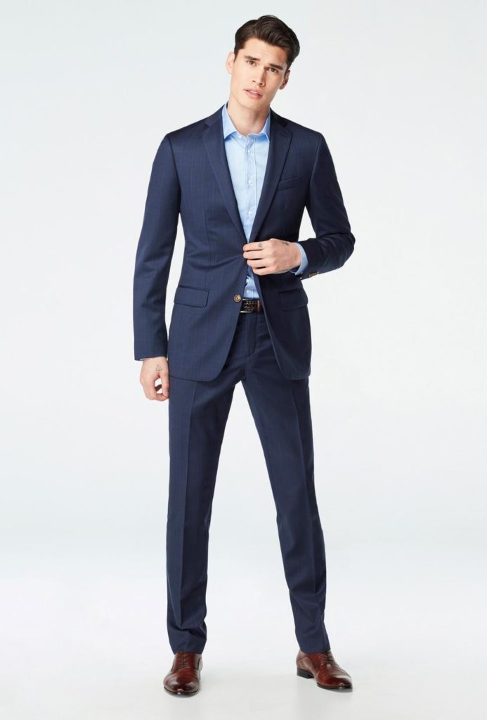Indochino Hemsworth Prince of Wales Midnight Blue Suit Review