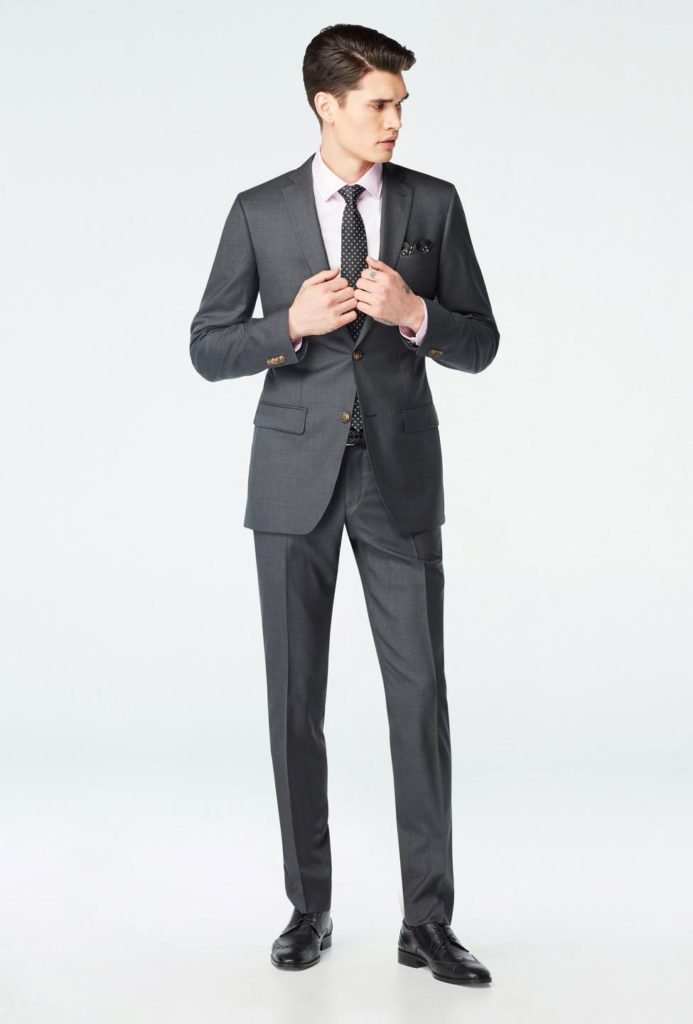 Indochino Highbridge Charcoal Suit