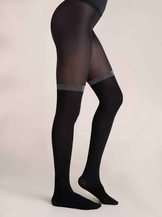 Silver Lining Half & Half Sheer Tights Review