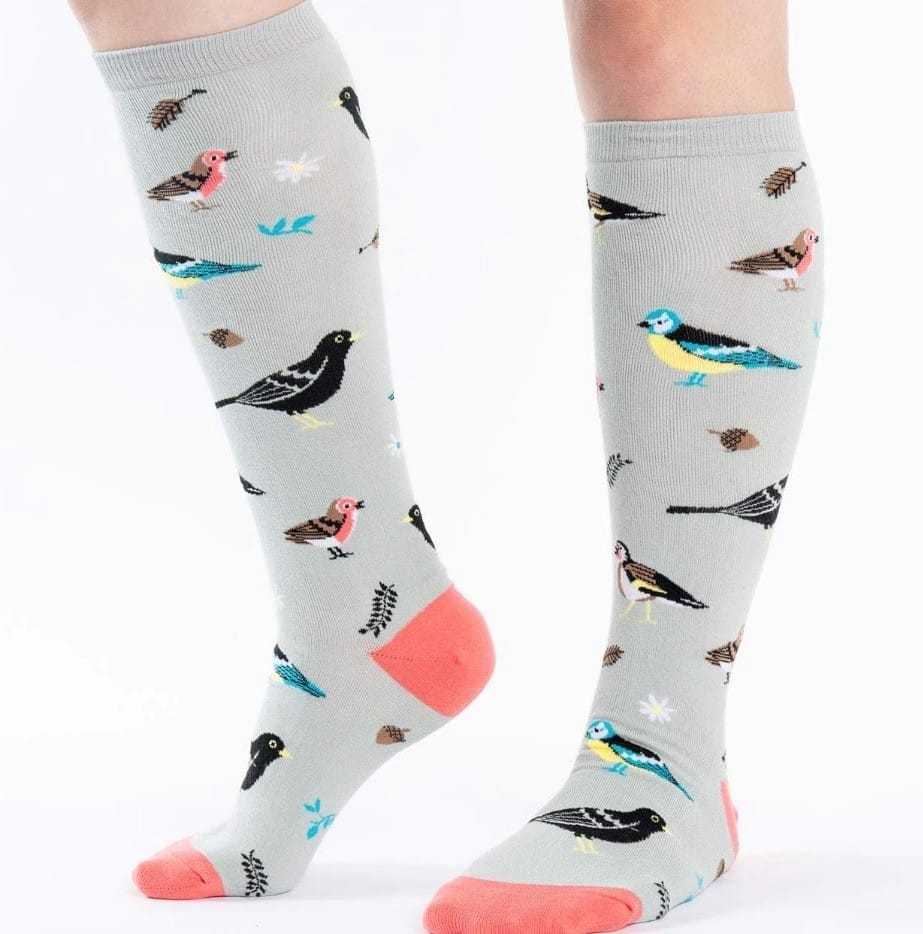 Birds of a Feather Knee High Socks Reivew