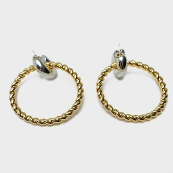 Balenciaga Two-Tone Twisted Hoop Earrings Review