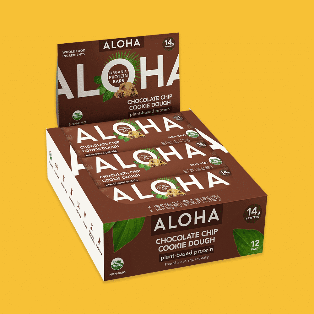 ALOHA Chocolate Chip Cookie Dough Bar Review