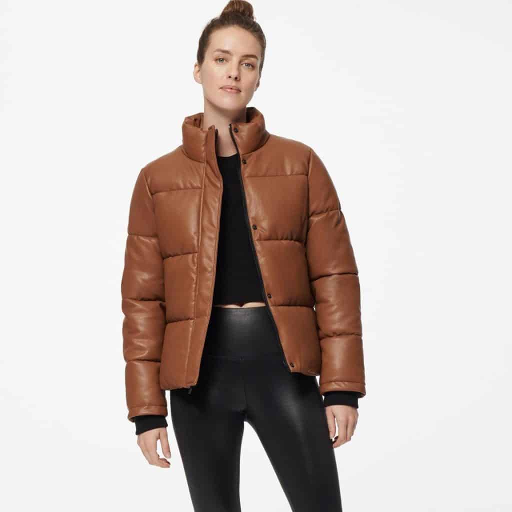 Andrew Marc Alex Faux Leather Super Puffer Jacket Review