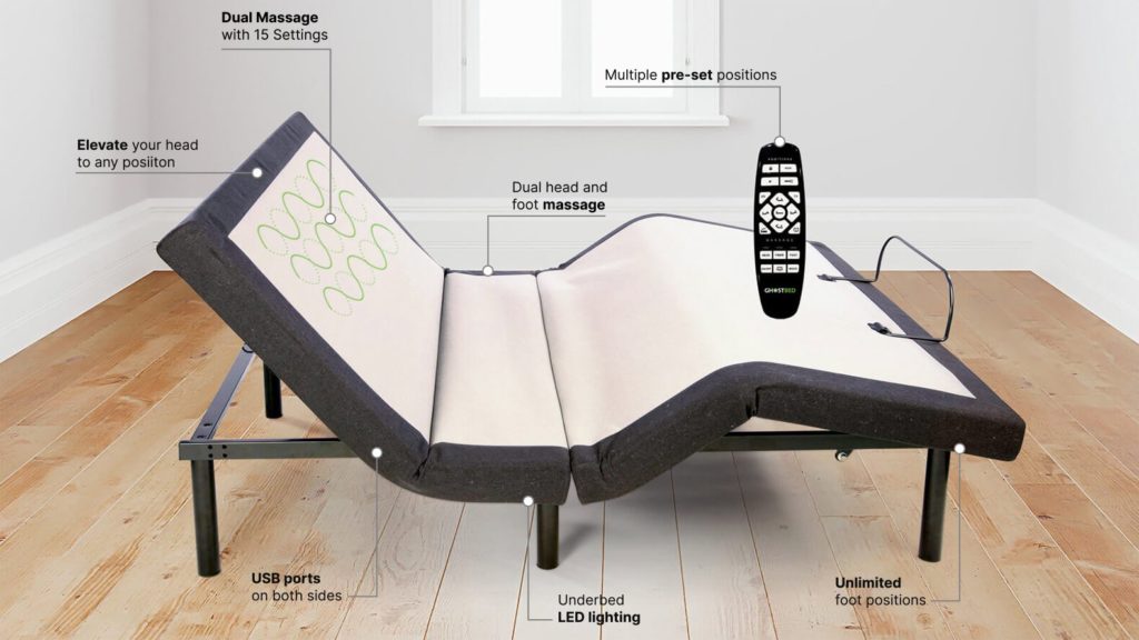 Ghostbed Mattress Review 9 Ghostbed Adjustable Base Review