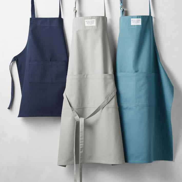 Williams Sonoma Classic Solid Adult & Kids Aprons Review