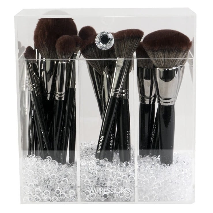 Vanity Impressions Diamond Collection Acrylic Makeup Brush Holder Review
