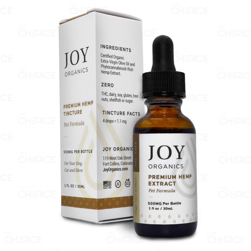 Joy Organics CBD Premium CBD Pet Tincture for Dogs & Cats (Broad Spectrum) Review