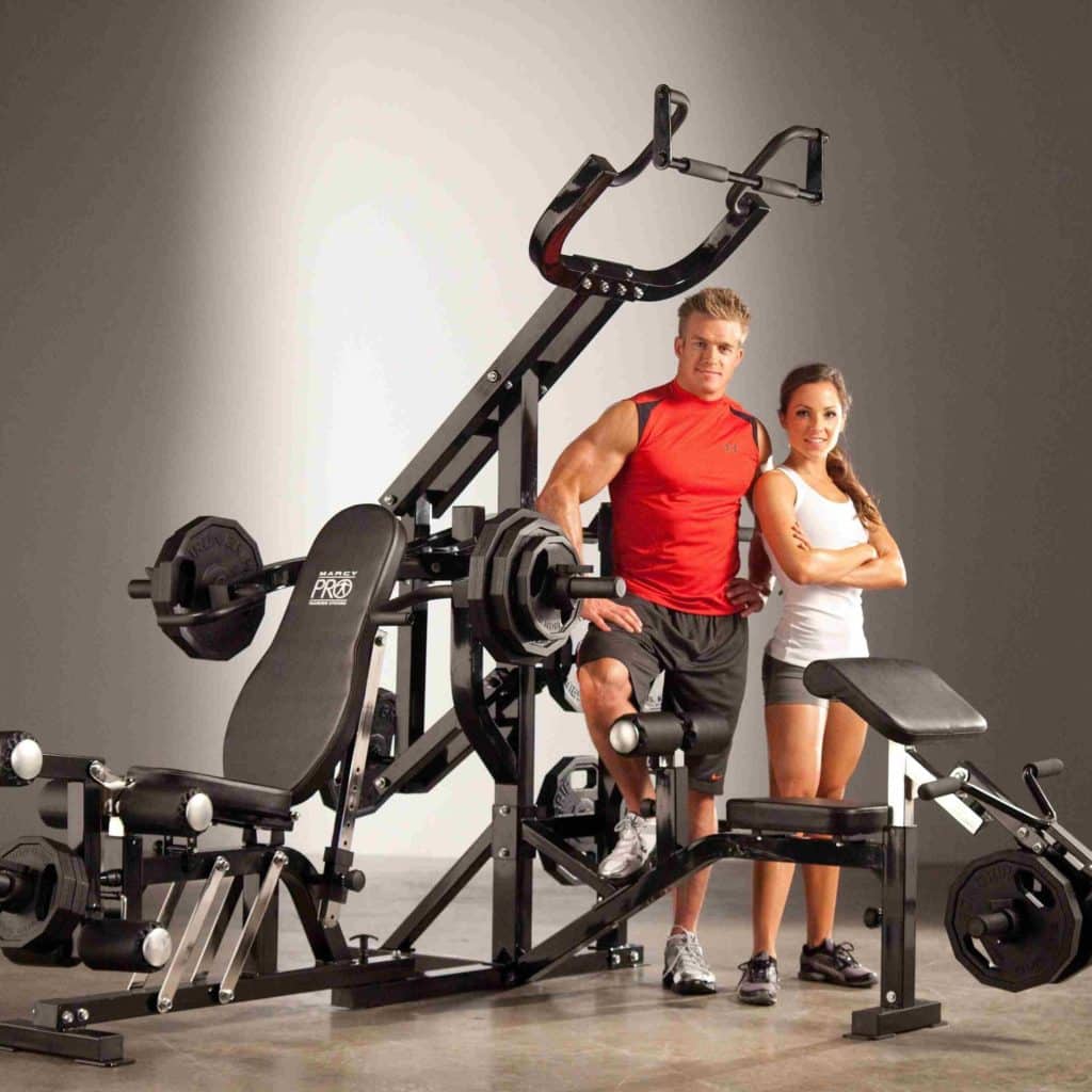 Marcy weight bench cage home gym reviews online