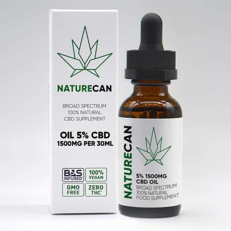 Naturecan 5% CBD Oil - 1,500 mg CBD Review 