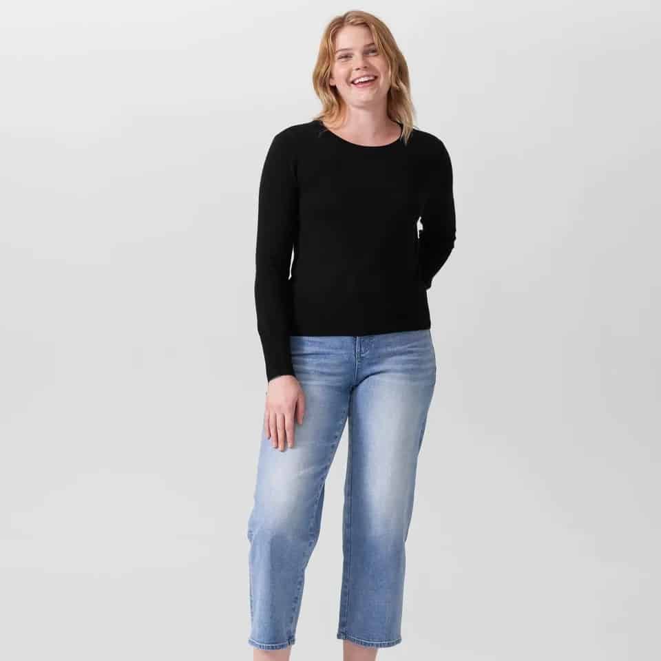 Universal Standard Shauna Merino Wool Crewneck Sweater Review