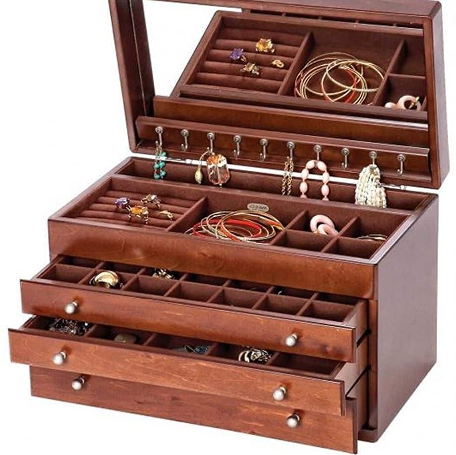 Allurez Wooden Jewelry Box Review 