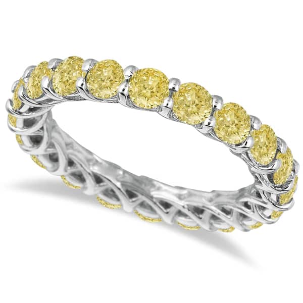 Allurez Canary Yellow Diamond Eternity Ring Review