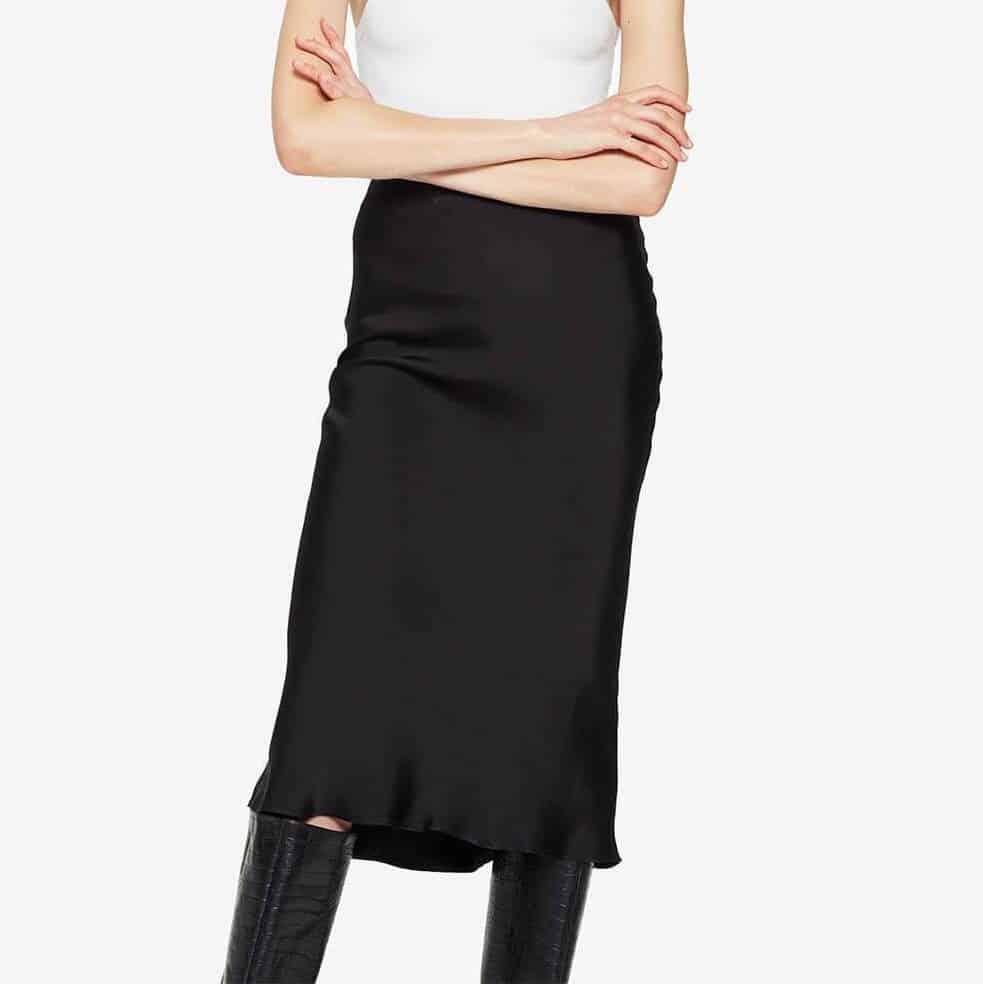 Anine Bing Bar Silk Skirt Review