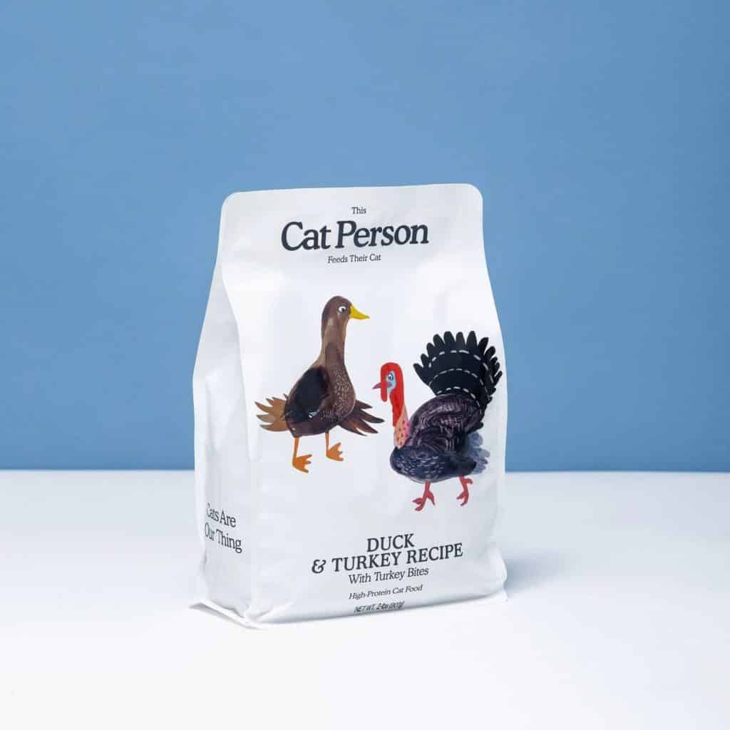 Cat person cat food