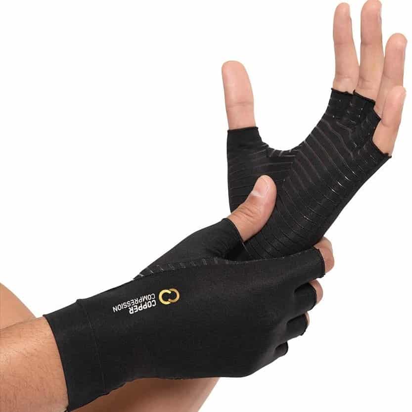 Copper Compression Arthritis Gloves - Half Finger Review