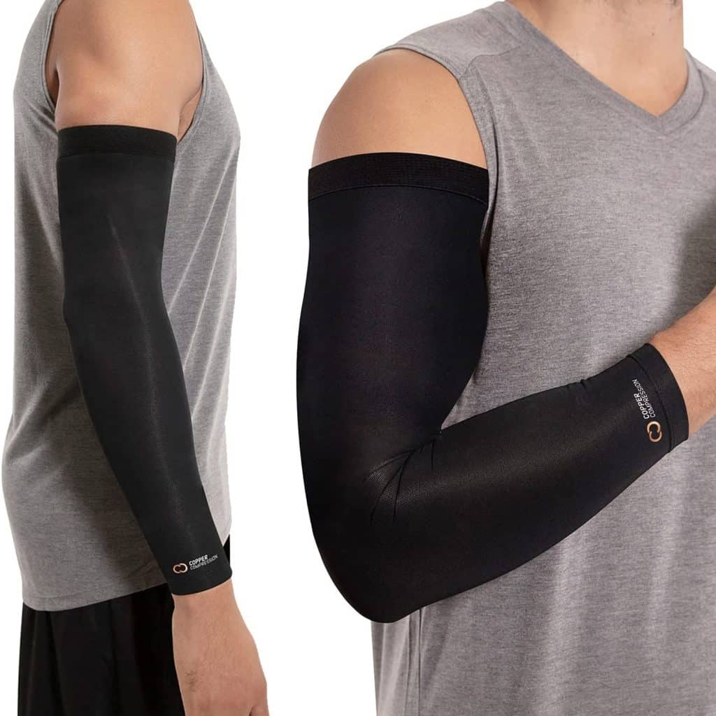 Copper Compression Arm Sleeve for Men and Women Review