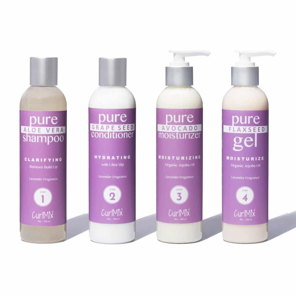 CurlMix Lavender Wash + Go System with Organic Jojoba Oil for Moisturizing Hair (Step 1 - 4) Review