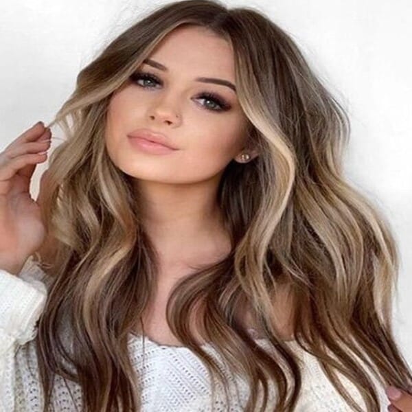 DressLily Long Colormix Middle Part Wavy Capless Synthetic Wig Review