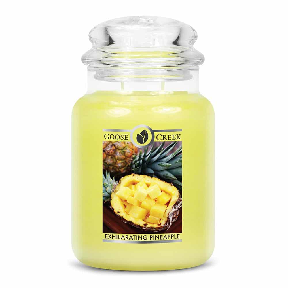 Goose Creek Candles Exhilarating Pineapple Large Jar Candle Review