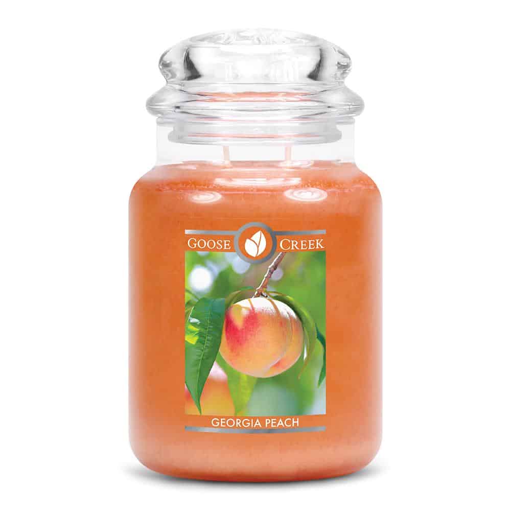 Goose Creek Candles Georgia Peach Large Jar Candle Review