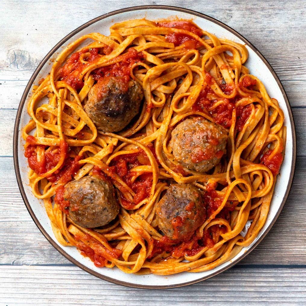 Classic Linguine + Meatballs Review