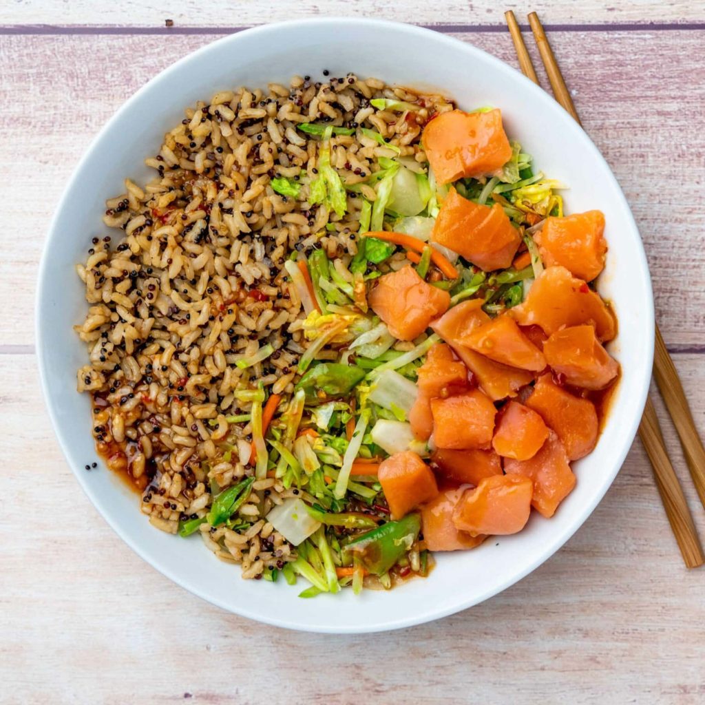 Gingery Salmon Poke Bowl Review