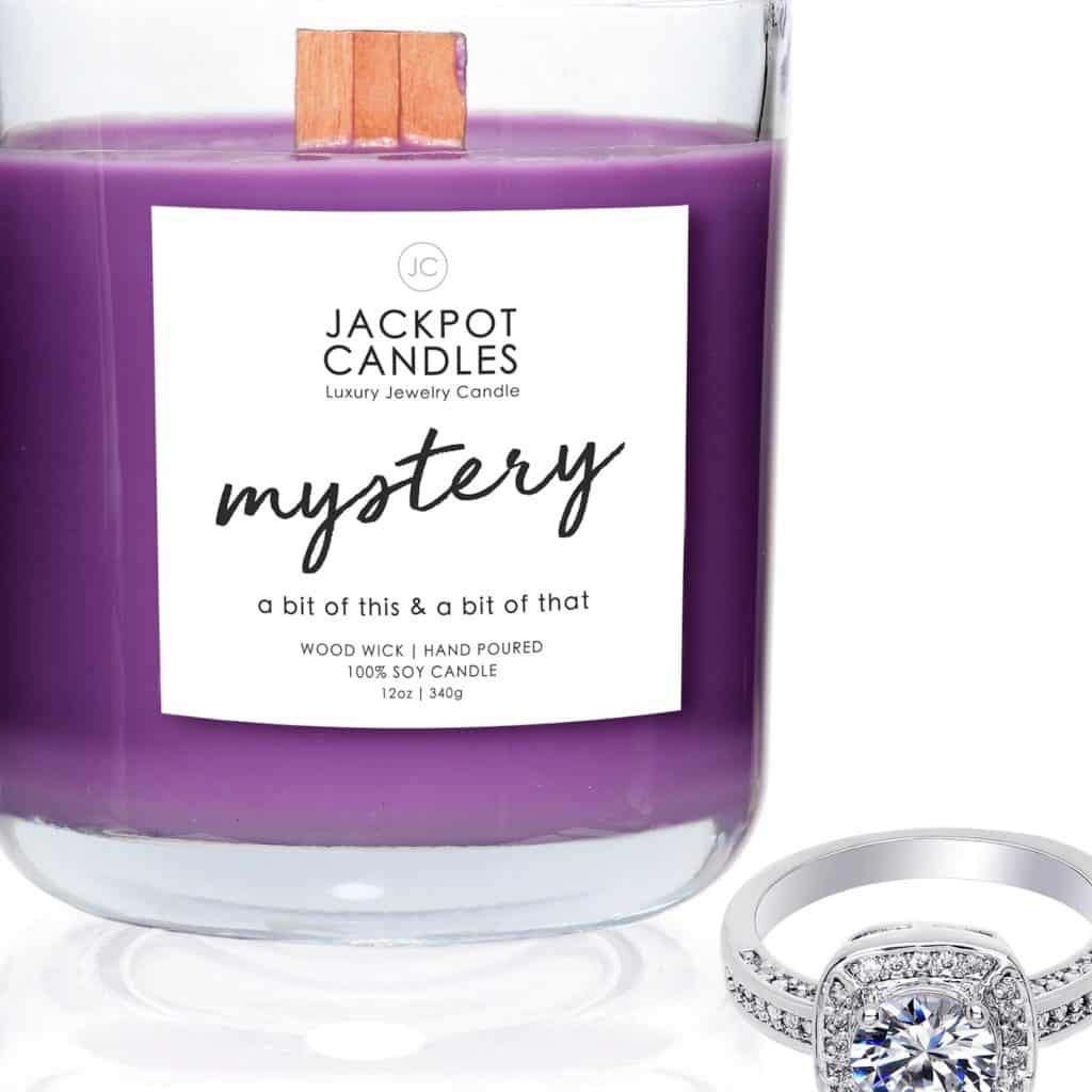 Jackpot Candles Mystery Wooden Wick Jewelry Ring Candle Review