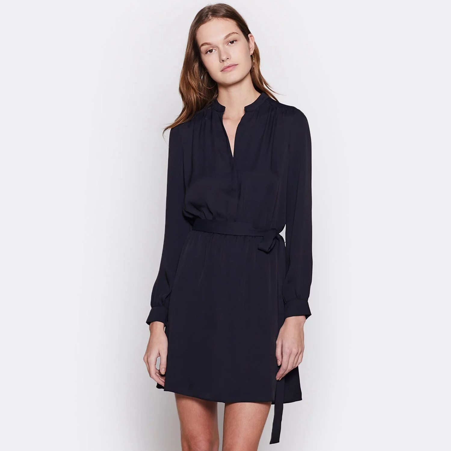 white dress for engagement pics Zapakasa Women Satin Midi with Keyhole High Neck 21 Stylish Winter Graduation Color:Sage Petit Rose Trend:OLD HOLLYWOOD