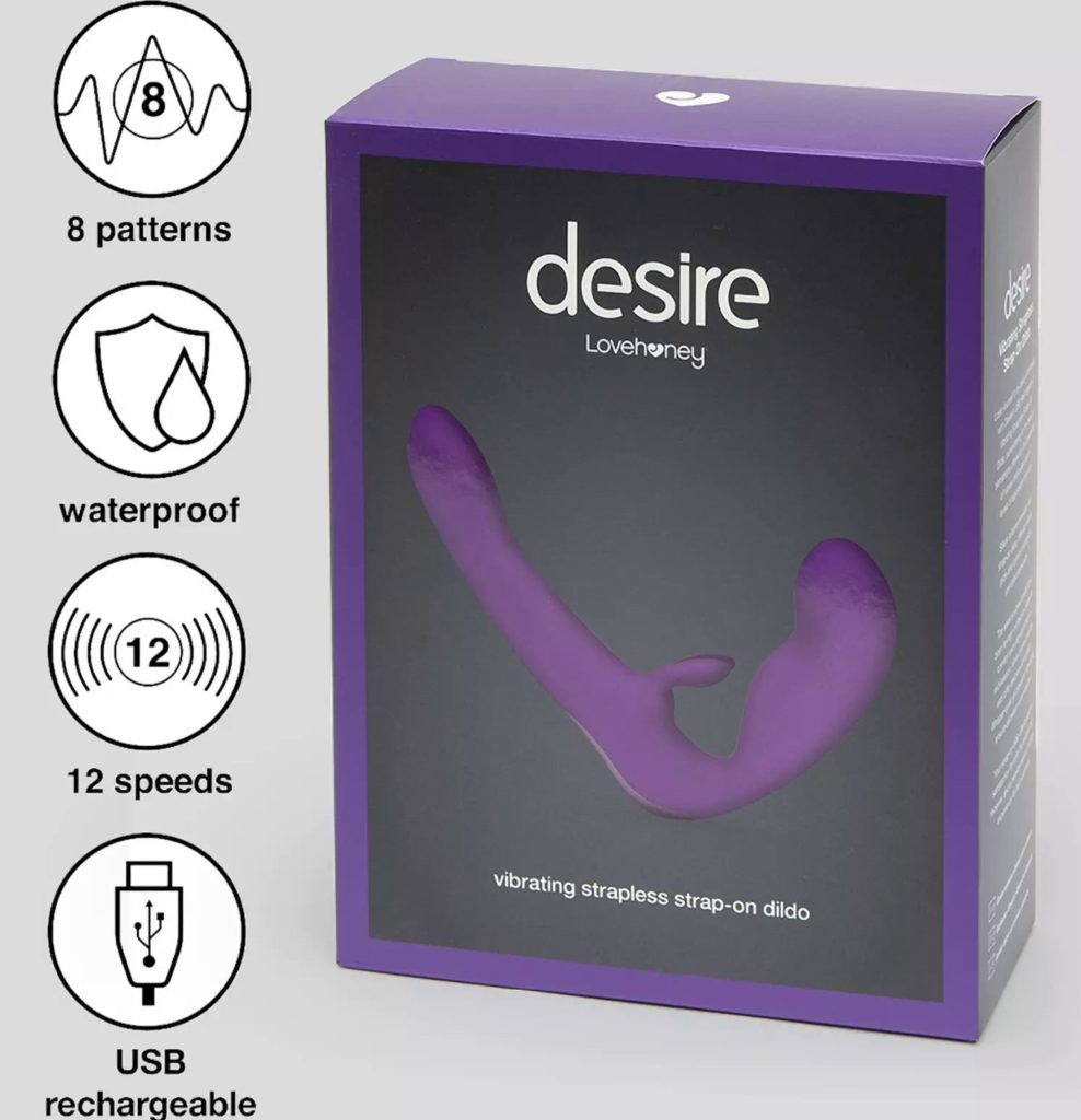 Lovehoney Desire Luxury Rechargeable Strapless Strap-On Dildo Vibrator Review