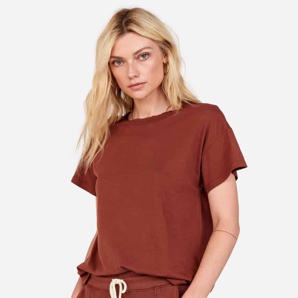 MATE the Label Organic Cotton Raw Neck Boxy Tee Review
