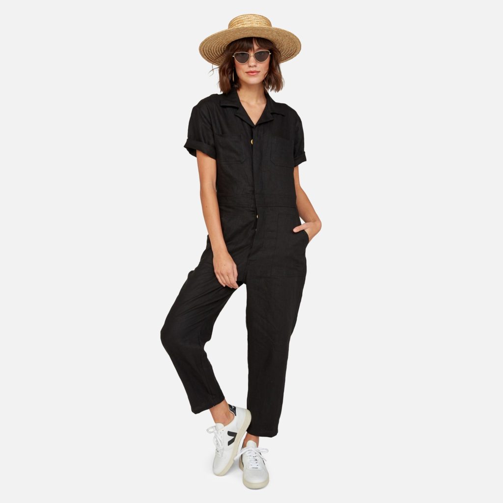 MATE the Label Linen Short Sleeve Jumpsuit Review