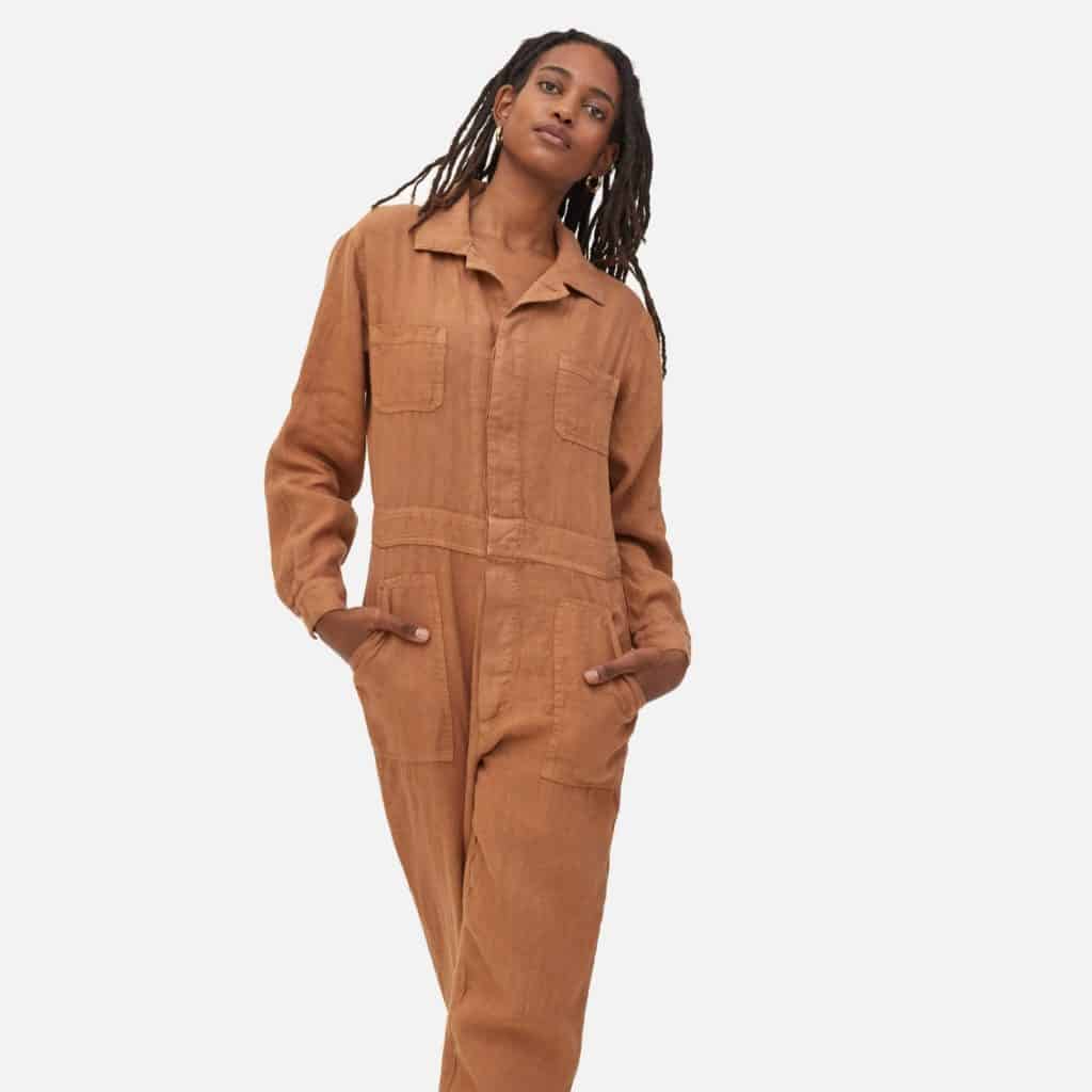 MATE the Label Linen Long Sleeve Jumpsuit Review