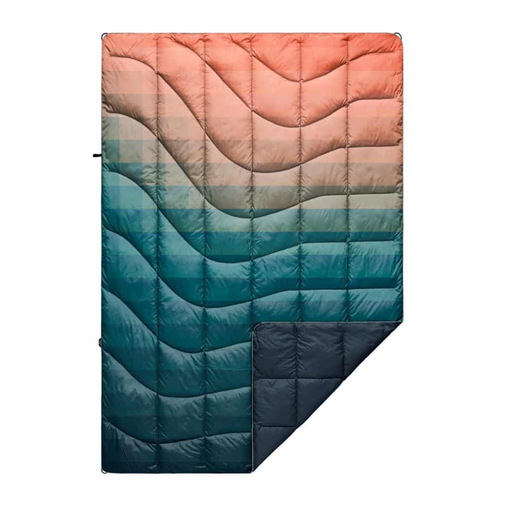 Rumpl NanoLoft Puffy Blanket - Patina Pixel Fade Review