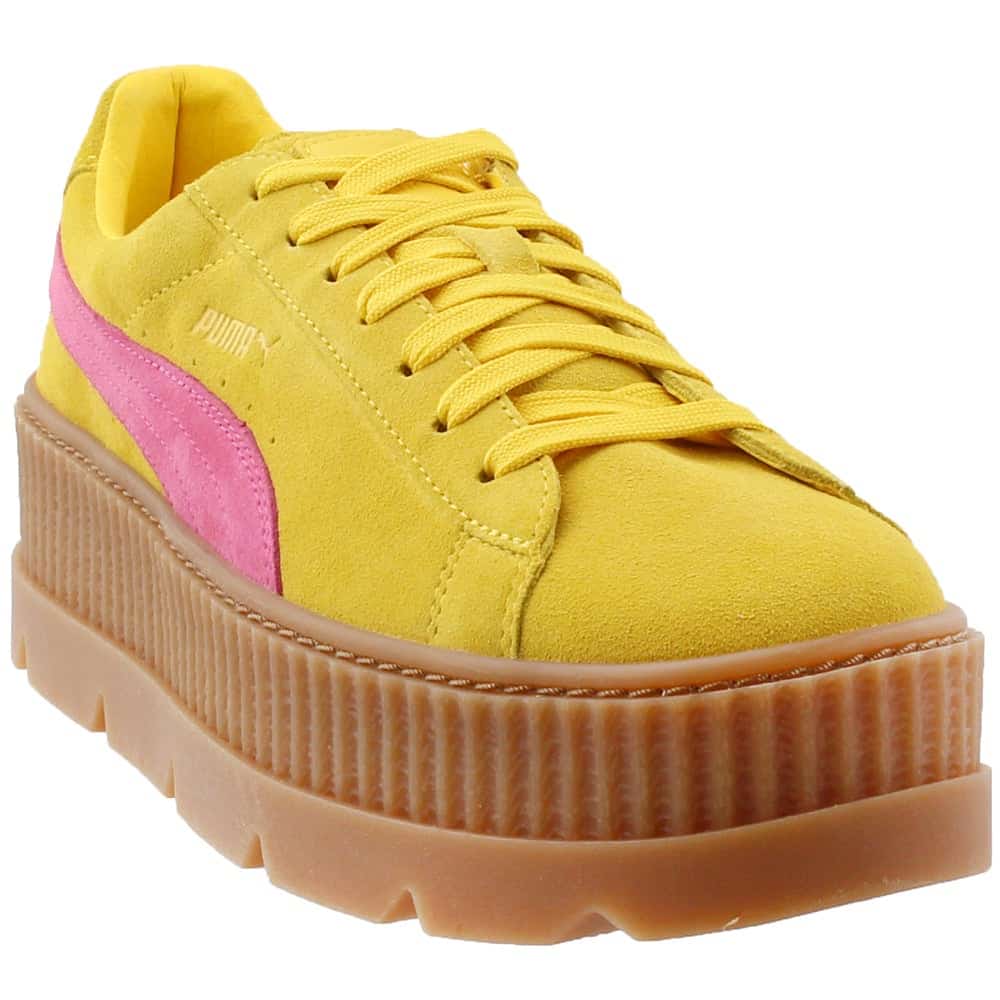 Shoebacca Fenty by Rihanna Suede Cleated Creeper Platform Sneakers Review 