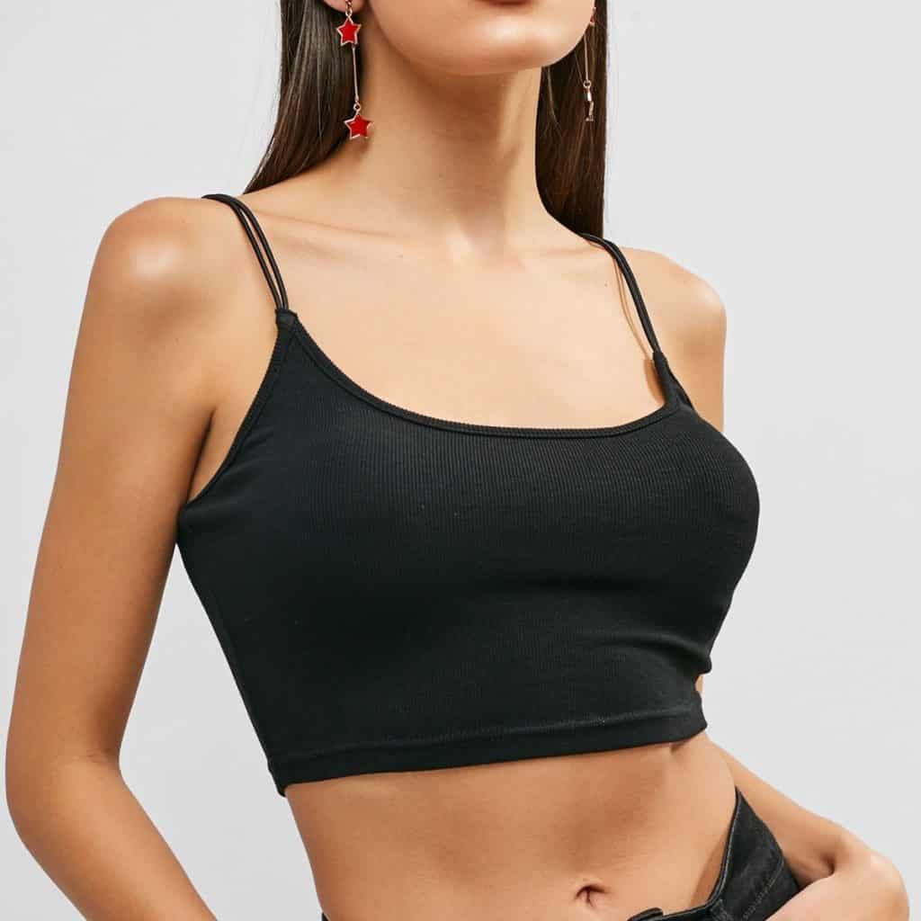 Zaful Spaghetti Strap Cropped Top Review