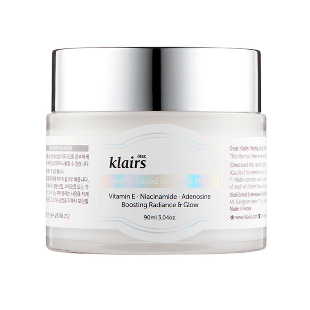 Dear, Klairs Freshly Juiced Vitamin E Mask Review 