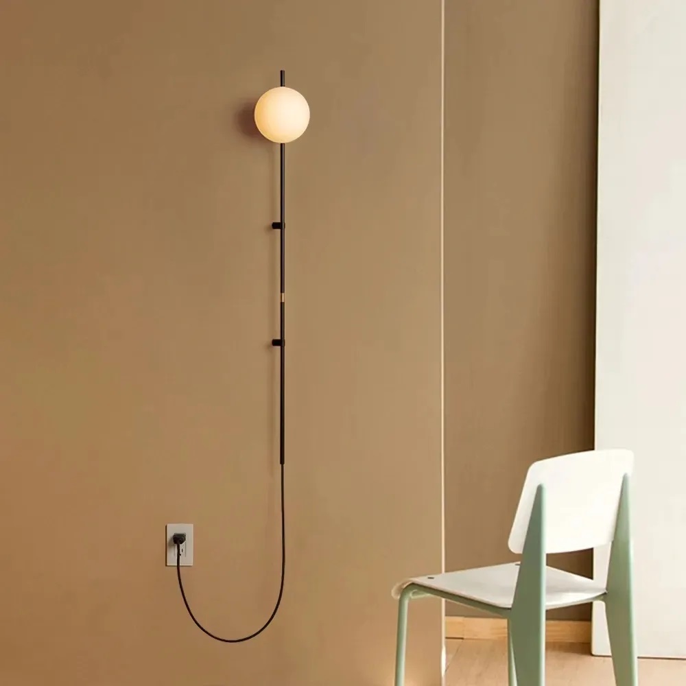 Homary Modern Plug-in Black Wall Sconce Review