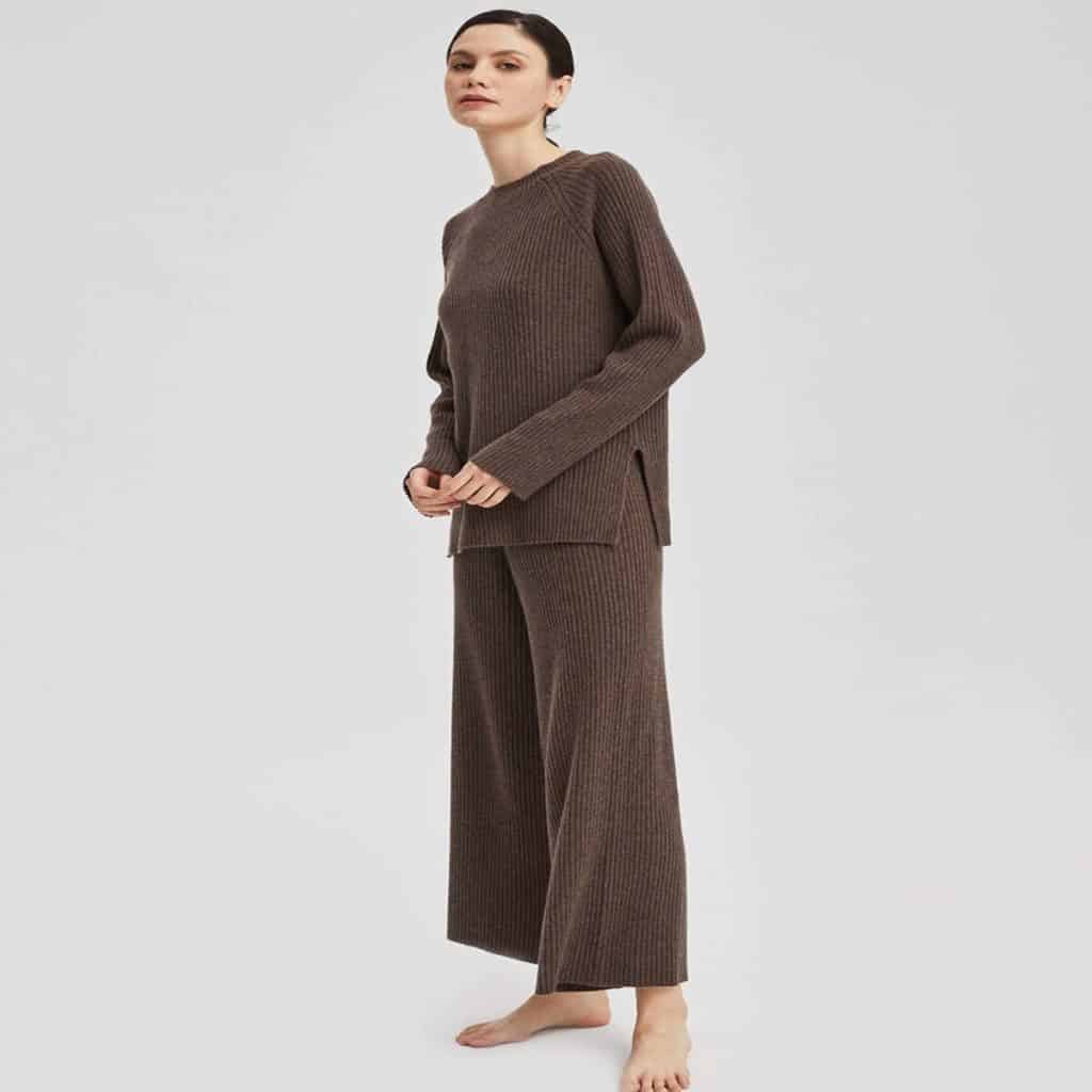 Nap Loungewear Cashmere Leisure Rib-Knit Set Review