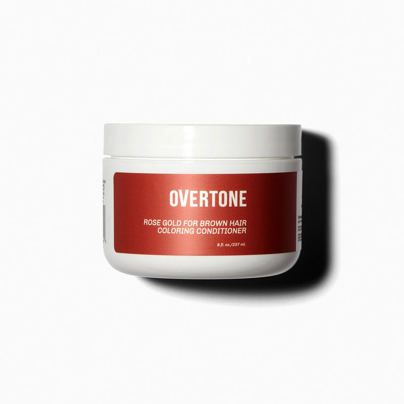 Overtone Rose Gold for Brown Hair Coloring Conditioner Review