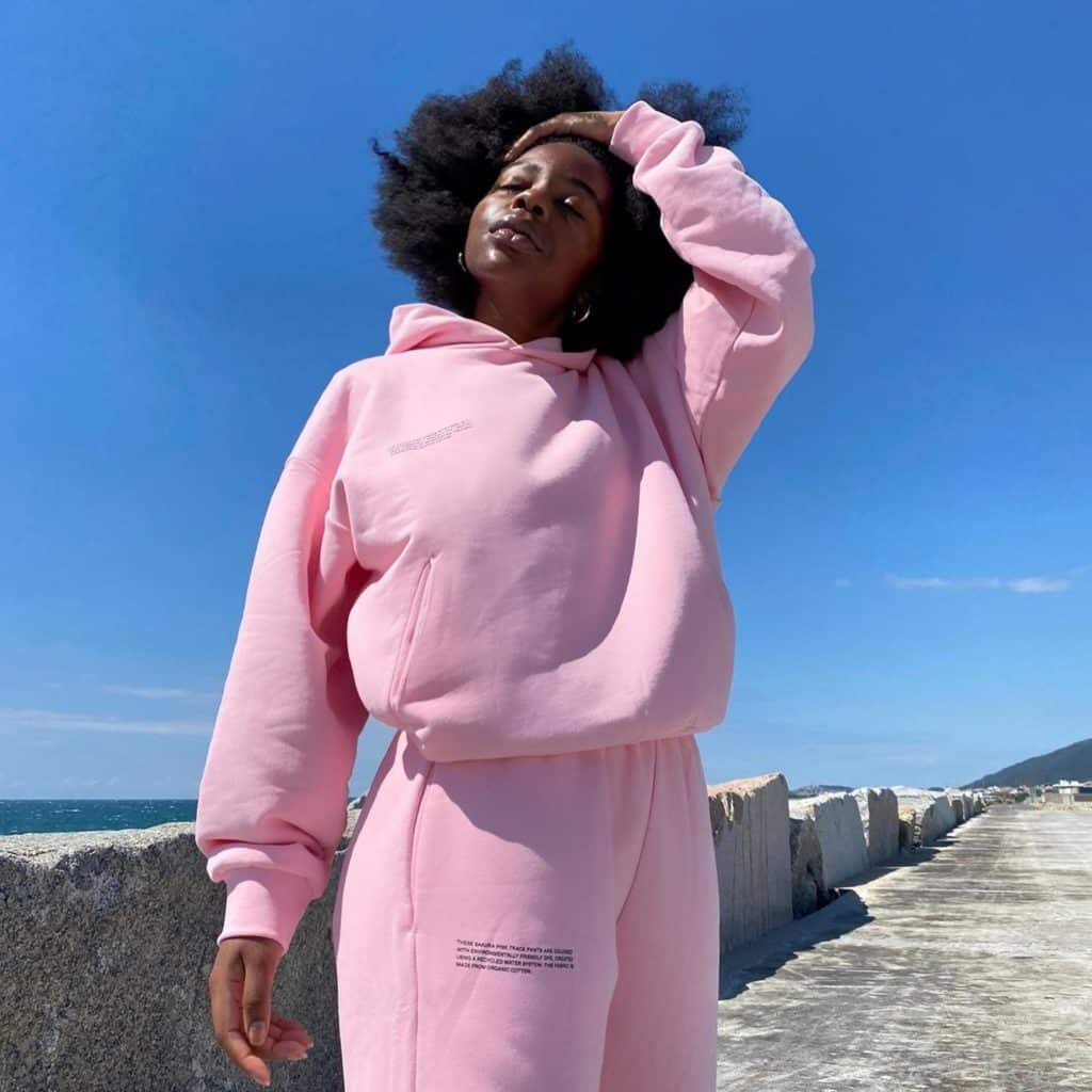 pangaia purple hoodie