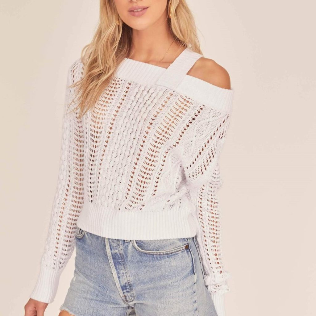 ASTR the Label Daphne Off Shoulder Sweater Review