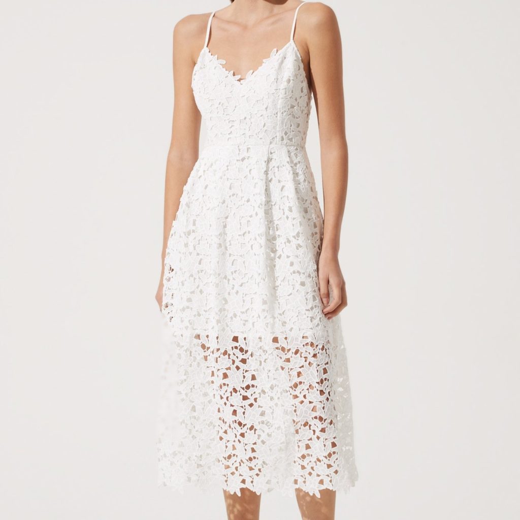 ASTR the Label Lace A Line Midi Dress Review 