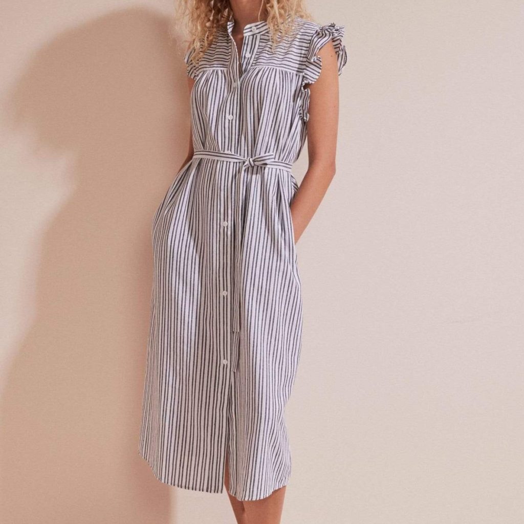 Auguste the Label Jamie Striped Midi Dress Review