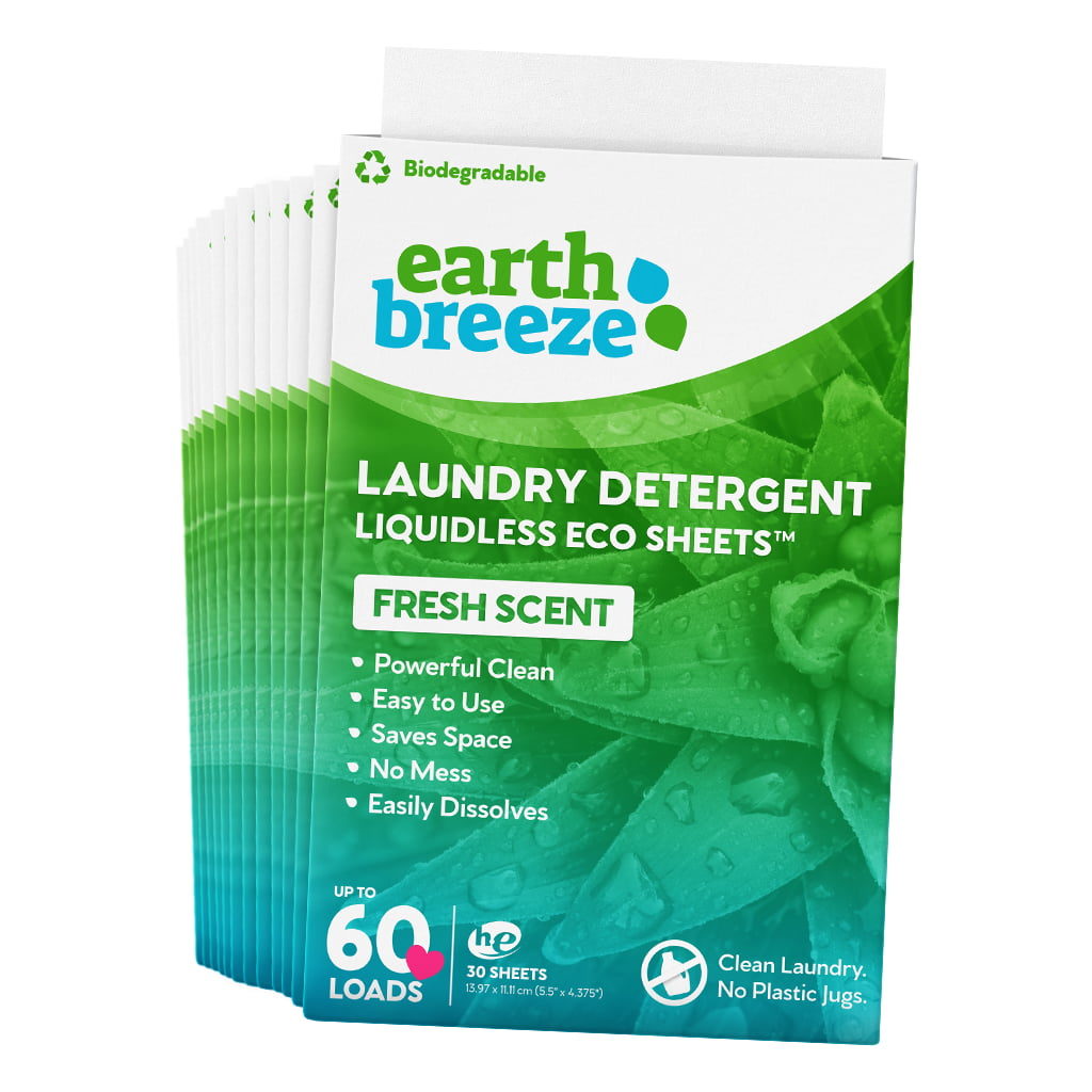 Earth Breeze Laundry Detergent Eco Sheets - 60 Loads Review
